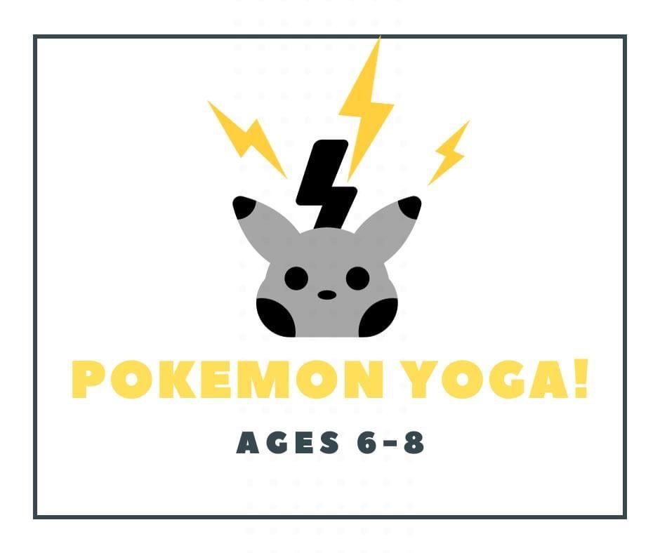 Ages 68 kids yoga & craft Pokemon yoga! , YMCA Eagle Ridge