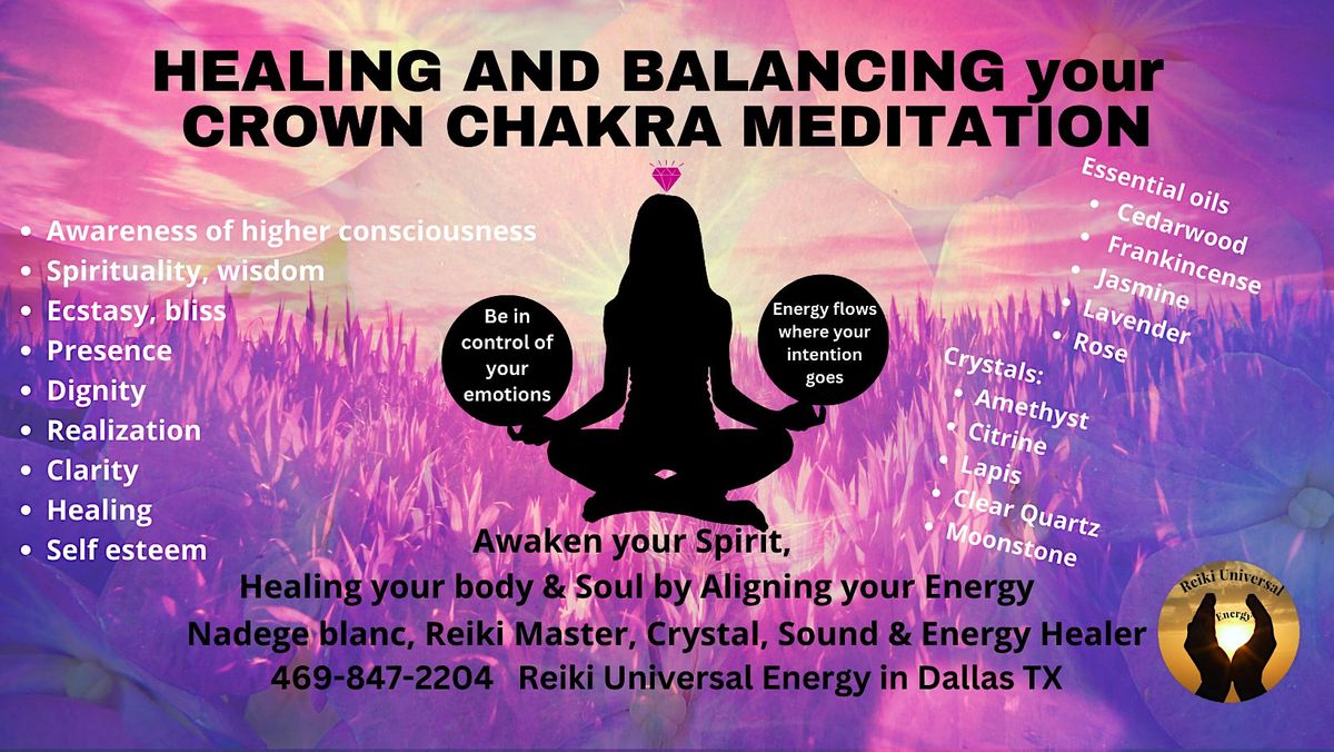 CROWN CHAKRA ONLINE HEALING GUIDED MEDITATION, 30 May | Online Event | AllEvents.in