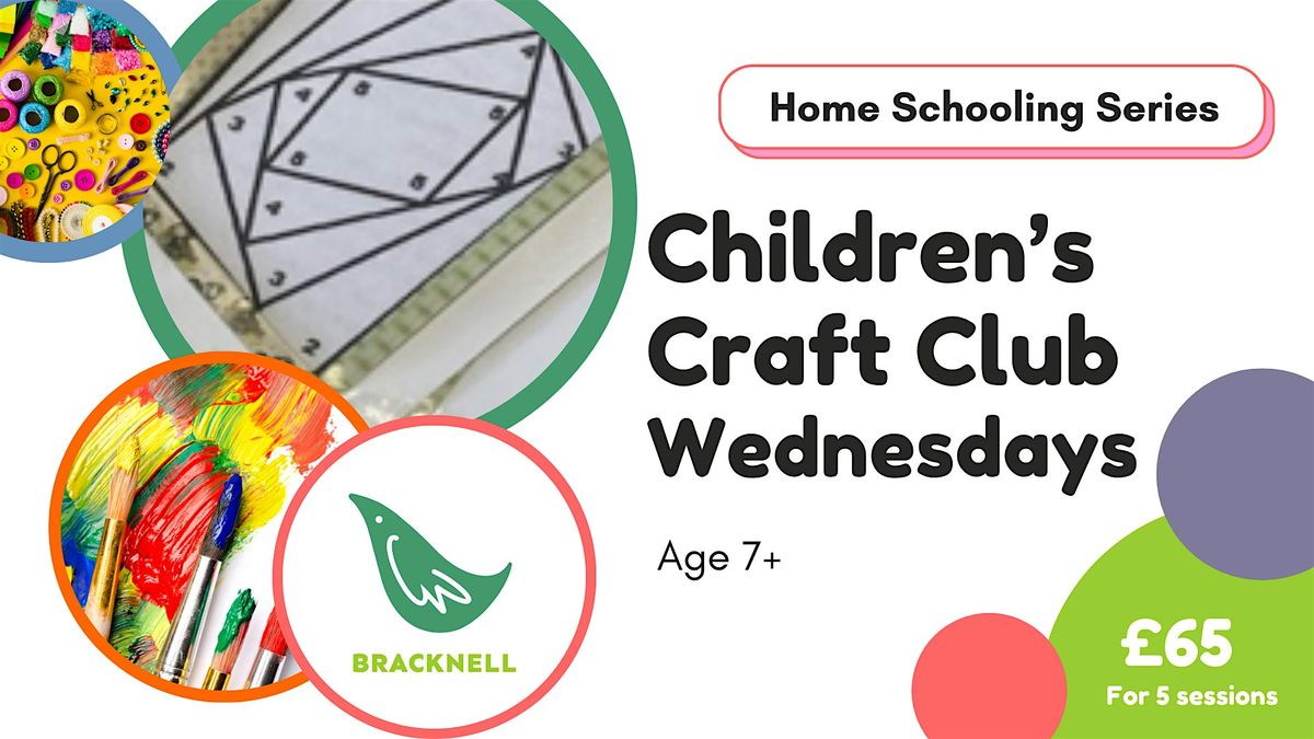 Childrens Daytime Craft Club Wednesdays with Kathryn in Bracknell