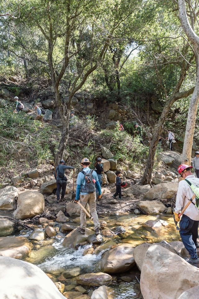Volunteer Trail Day Montecito Union School Santa Barbara September