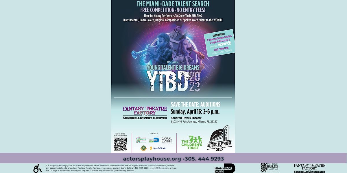 CAPSRT Young Talent Big Dreams Competition, Sandrell Rivers Theater