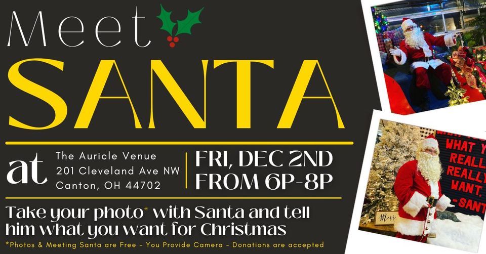 Meet Santa The Auricle, The Auricle Venue & Bar, Canton, December 2