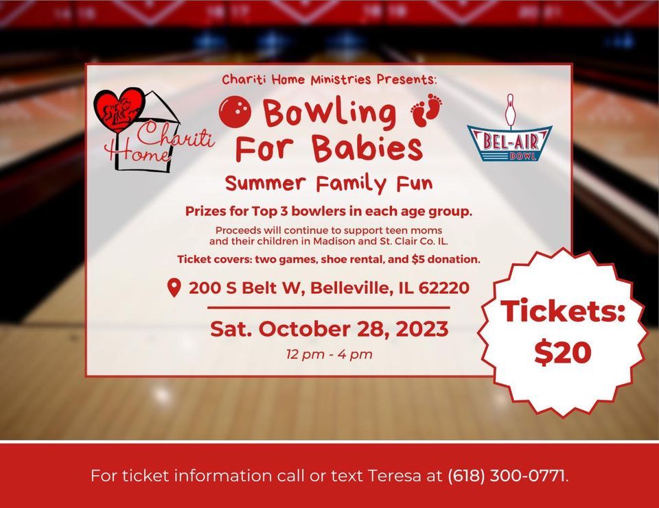 Bowling 4 Babies , BelAir Bowl, Belleville, October 28 2023 AllEvents.in