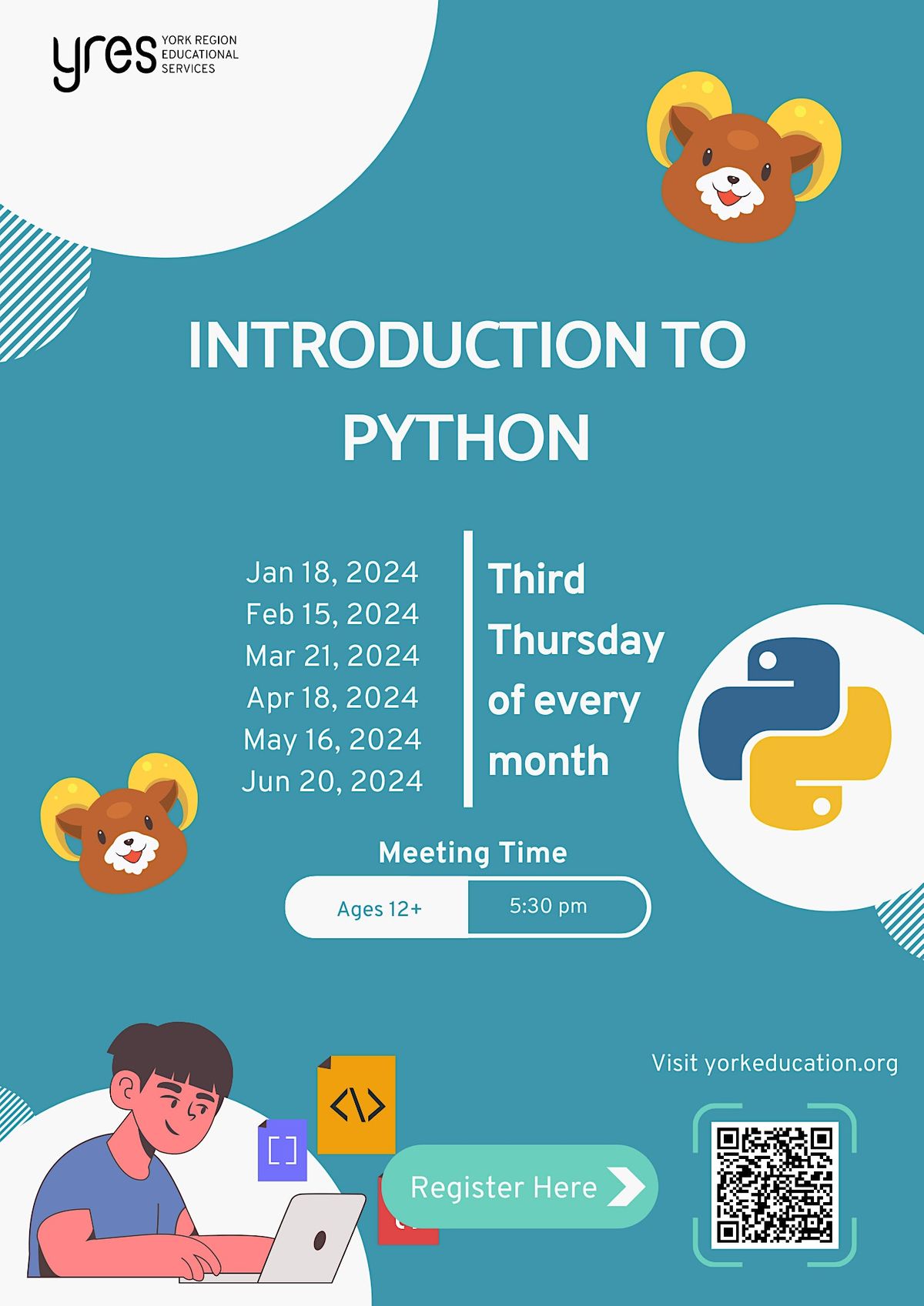 Introduction to Python, January 18 to June 20 | Online Event | AllEvents