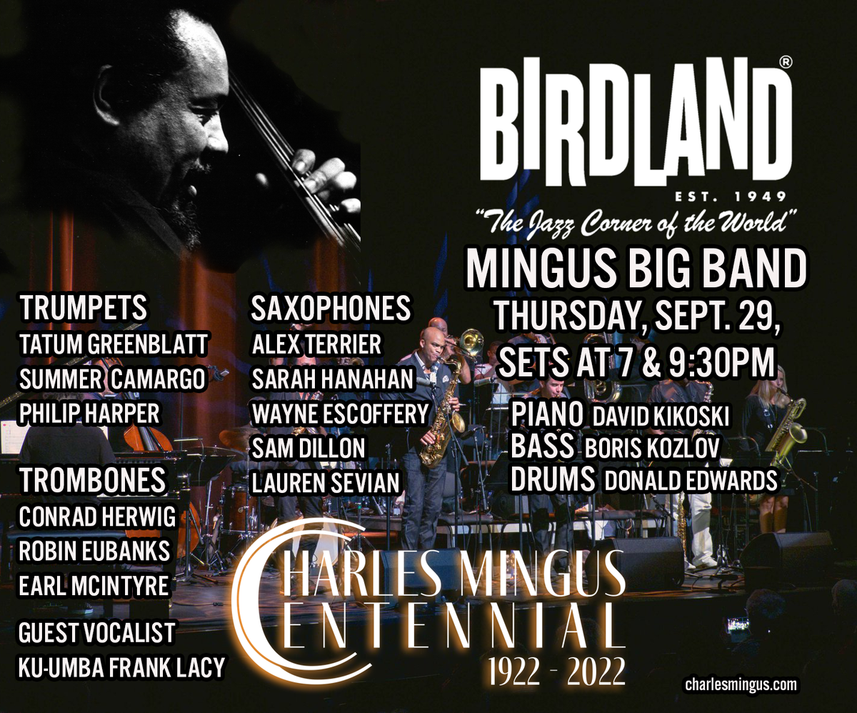 Birdland Big Band performance at Birdland Jazz Club at Birdland Jazz Club, 5 December | Event in New York