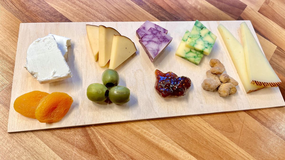 Beer and Cheese Pairing With Cheese and Meat Board, Goldspot Brewing Company, Denver, 3 March