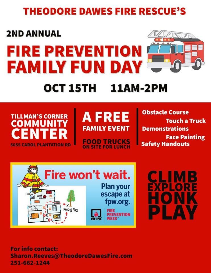 Theodore Dawes Fire Rescues Fire Prevention Family Fun Day, Tillmans
