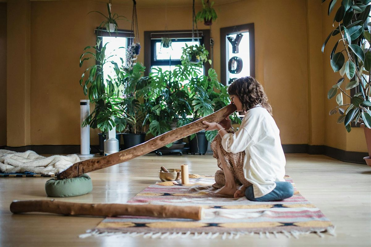 FLOW A Didgeridoo Sound Bath SomaSpace Portland February 8 to