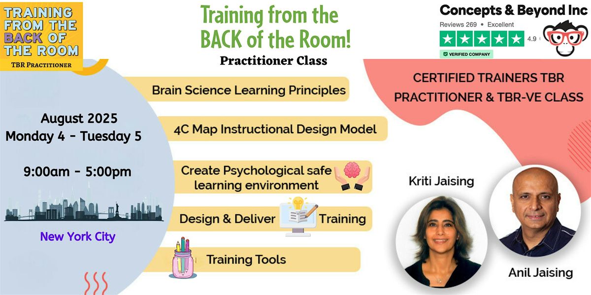 Training from the Back of the Room, 4 August | Event in New York | AllEvents
