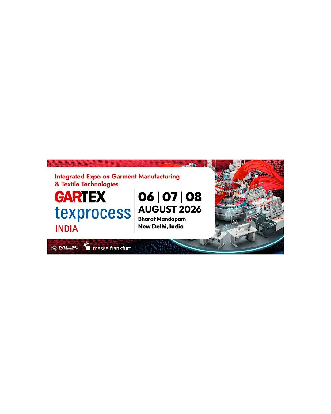 Gartex Texprocess India Delhi 2026