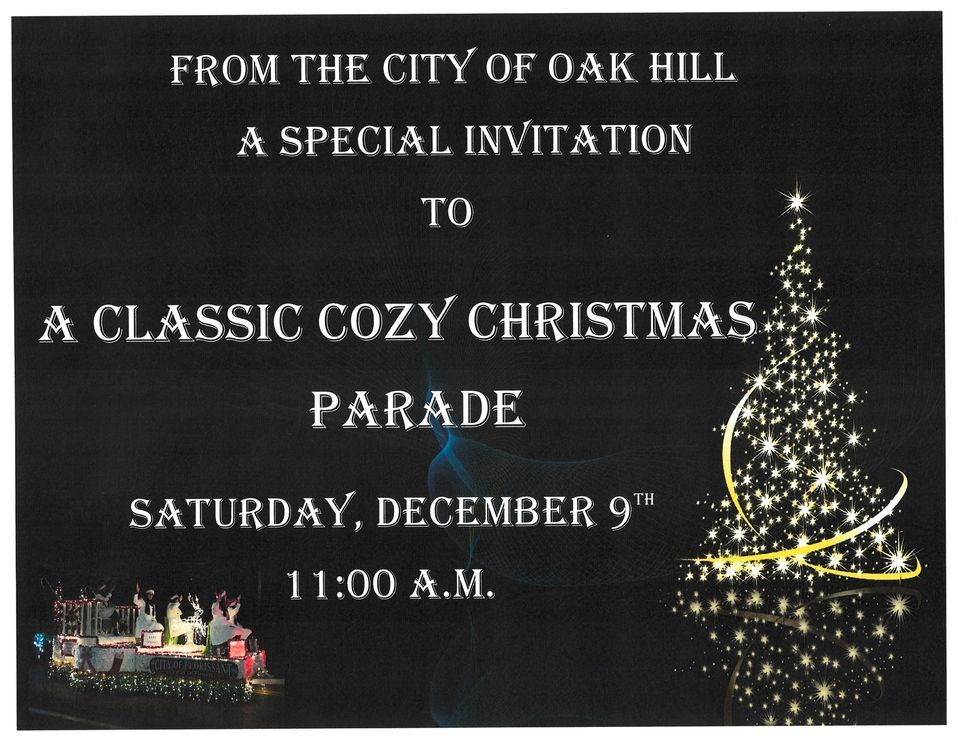 City of Oak Hills 2023 Annual Christmas Parade, Oak Hill, WV, United