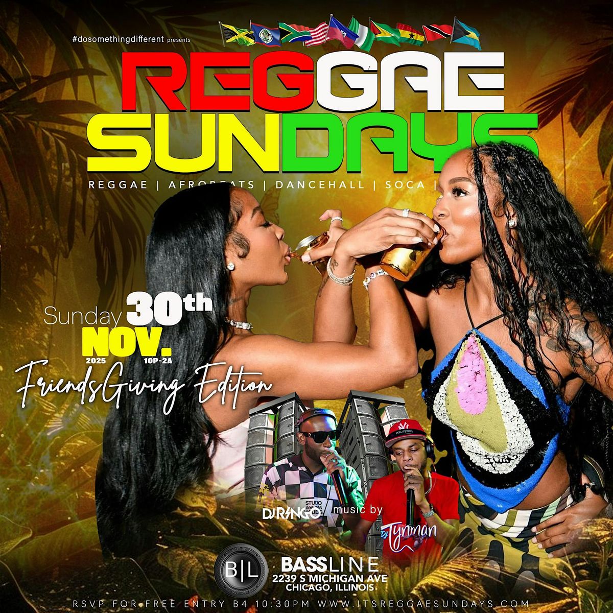 REGGAE SUNDAY: The #1 Caribbean Party In The City, 30 November | Event in Chicago | AllEvents