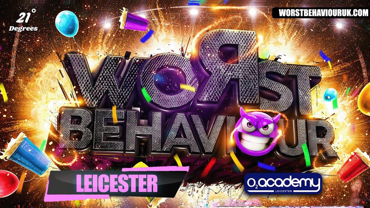 WORST BEHAVIOUR - LEICESTER'S WILDEST ALL BLACK PARTY!, 3 October | Event in Leicester | AllEvents