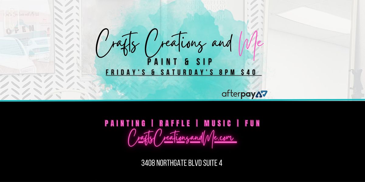 Paint & Sip, 3408 Northgate Blvd suite 4, Sacramento, 15 July 2023