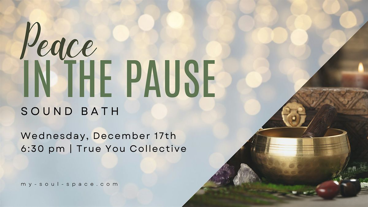 Peace in the Pause Sound Bath, 17 December | Event in Arvada | AllEvents