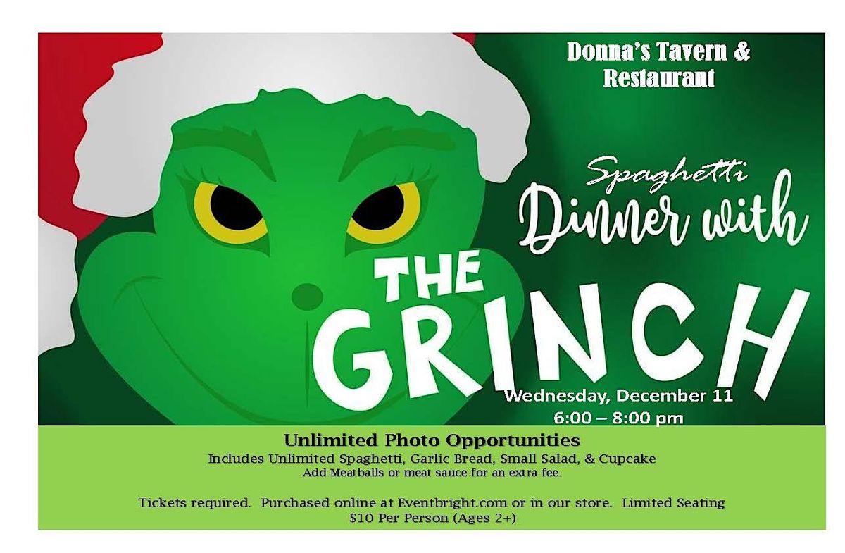 Spaghetti Dinner with the Grinch, 11 December | Event in Dundalk | AllEvents