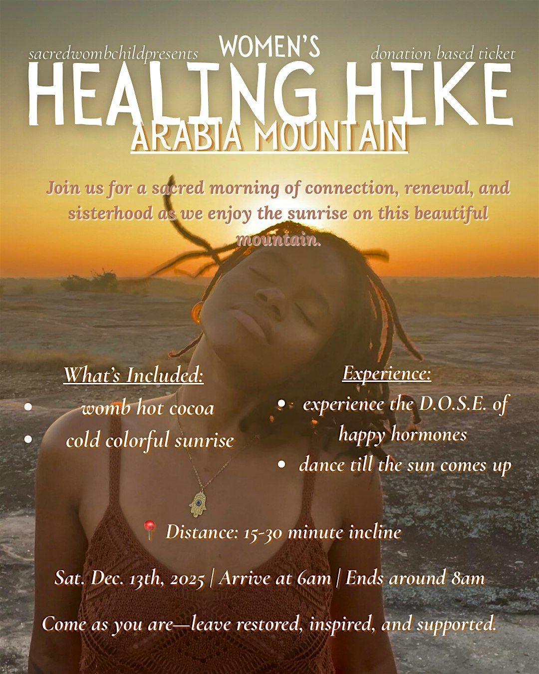 Women’s Healing Hike, 13 December | Event in Stonecrest | AllEvents