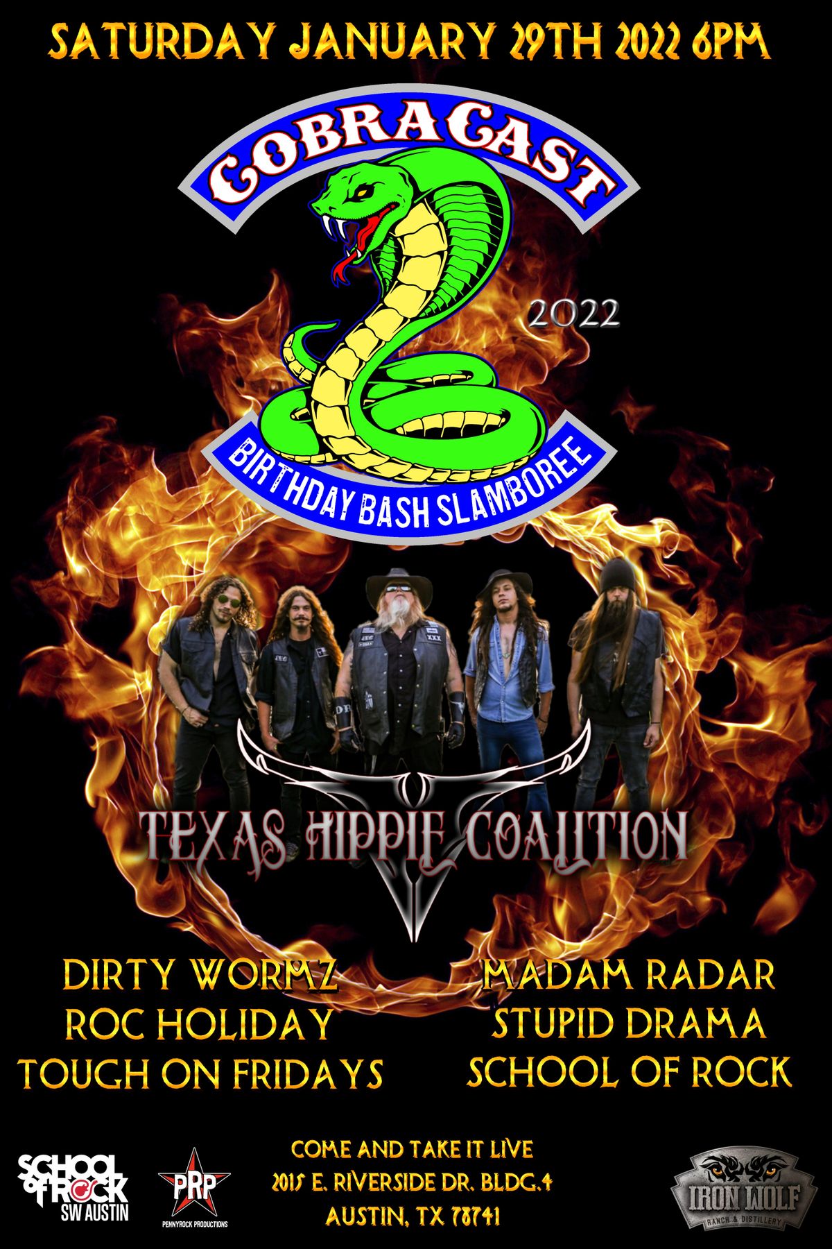 Cobracast Birthday Bash Slamboree 22 Come And Take It Live Austin January 29 22 Allevents In Cobracast Birthday Bash Slamboree 22 Come And Take It Live Austin January 29 22 Allevents In