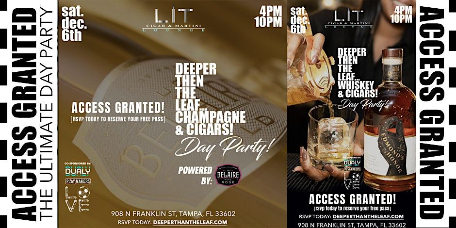 Deeper Than The Leaf Day Party!, 6 December | Event in Tampa | AllEvents