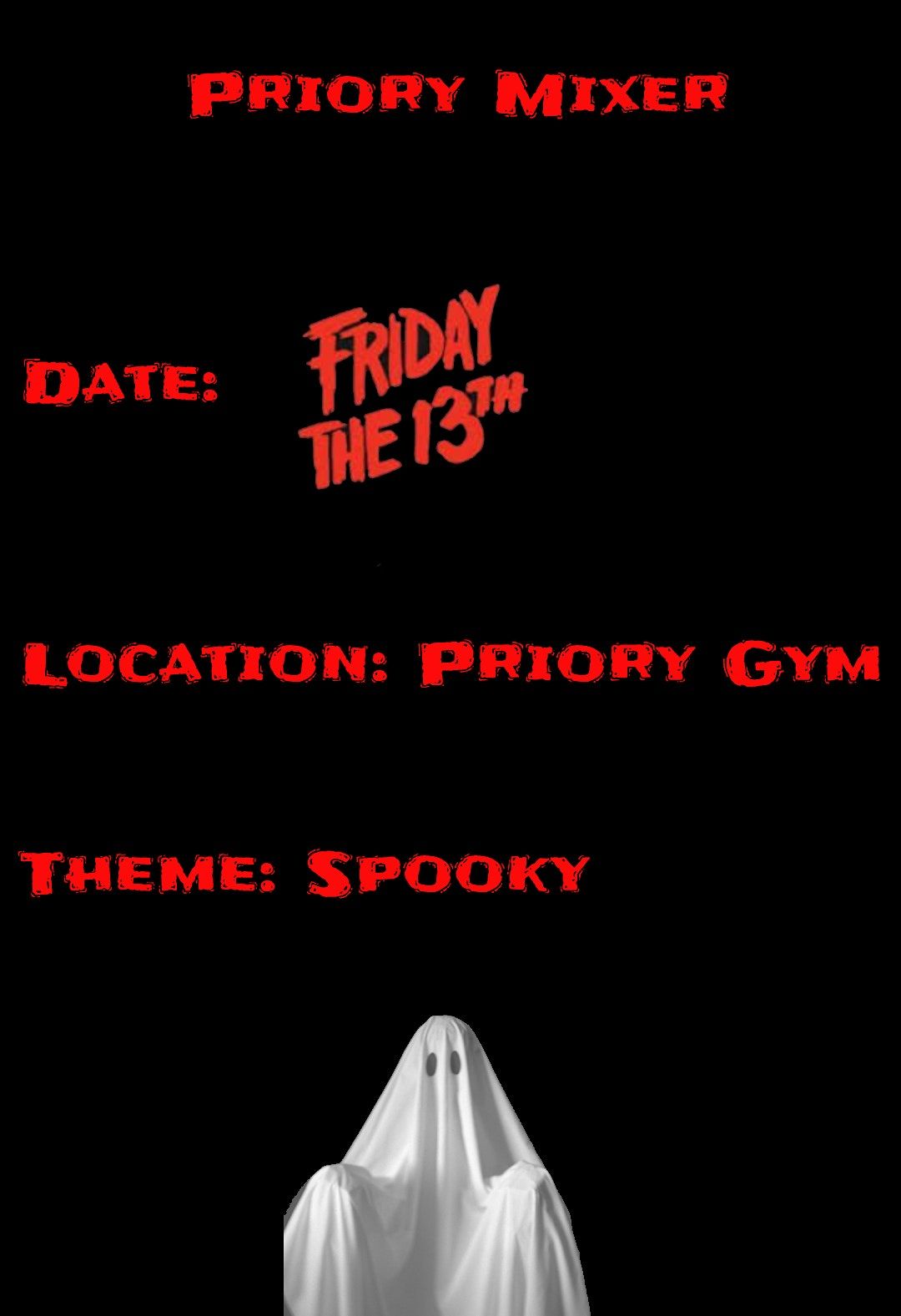 PRIORY MIDDLE SCHOOL MIXER, St. Louis Priory Gym, Creve Coeur, January