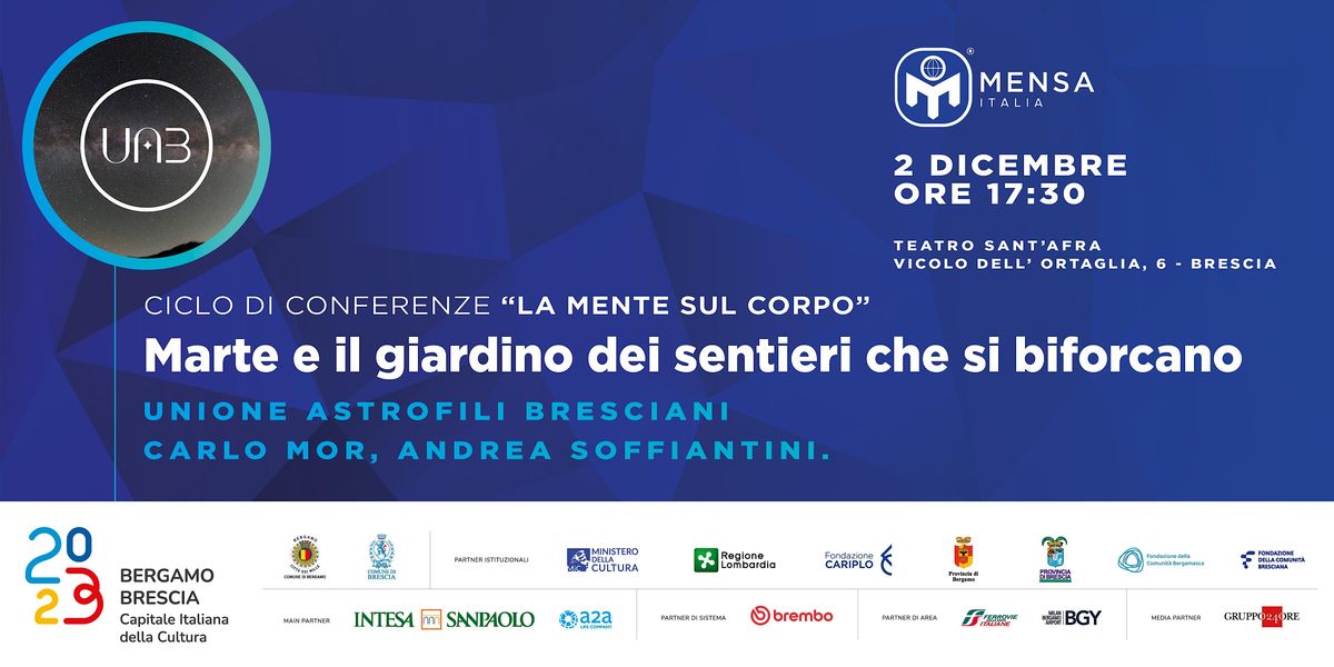 Marte e il giardino dei sentieri che si biforcano, Teatro Sant'Afra