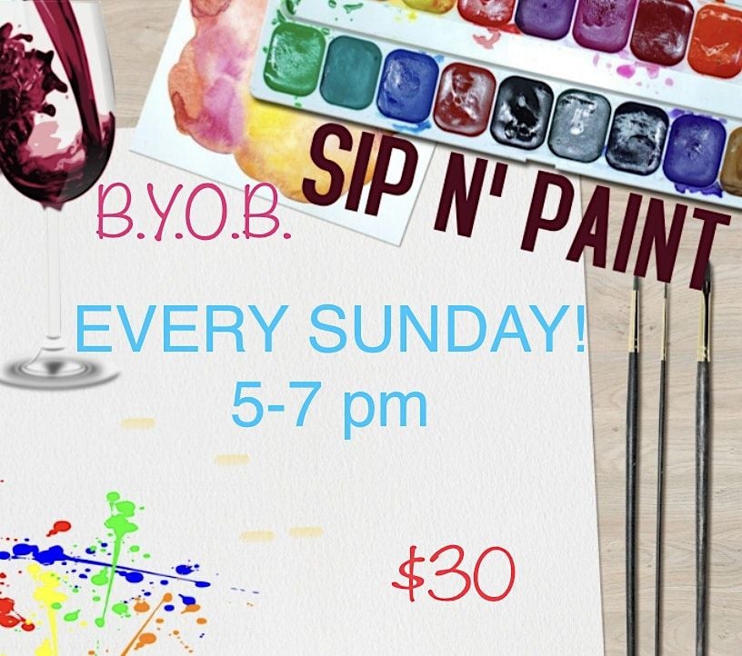 Sip and Paint, 9141 Reisterstown Rd, Owings Mills, 10 September 2023