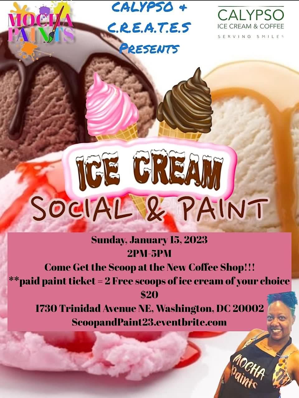 Ice Cream Social and Paint, 1730 Trinidad Ave NE, Washington, January 15 2023 AllEvents.in