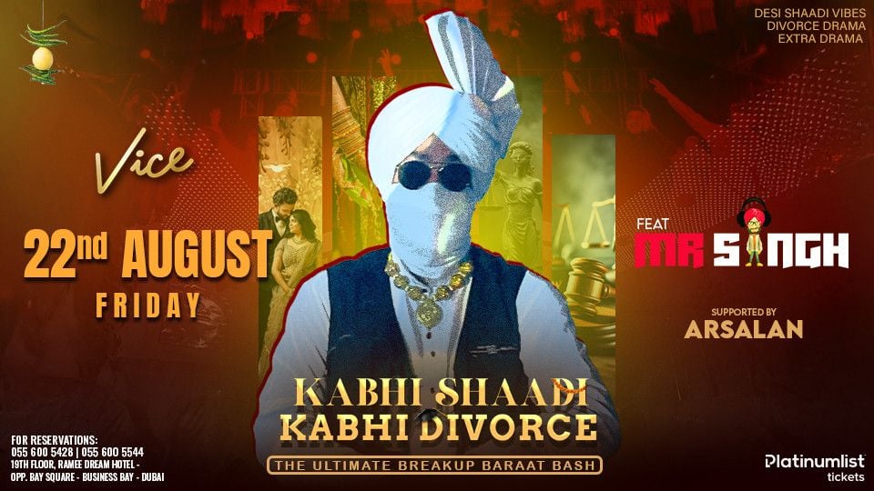 Kabhi Shaadi Kabhi Divorce at Vice in Dubai, 22 August | Event in Dubai | AllEvents