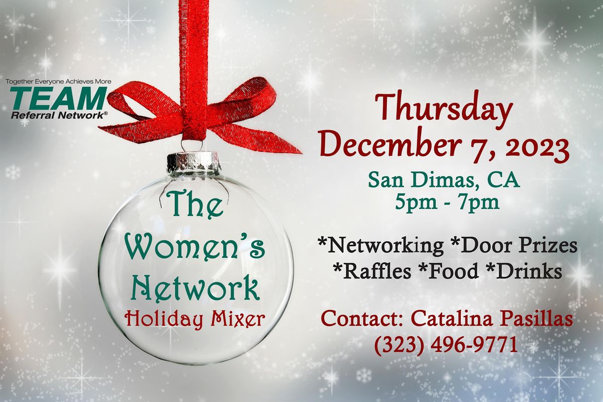 The Womens Network Holiday Mixer, 580 E Arrow Hwy, Suite B, San Dimas, 7 December 2023