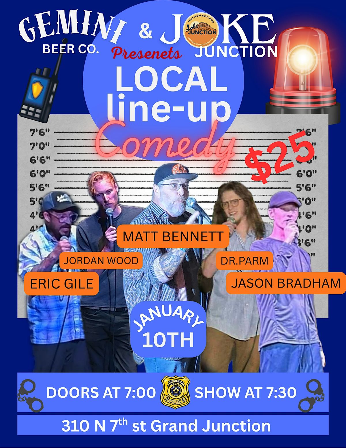 THE LOCAL LINE-UP, 10 January | Event in Grand Junction | AllEvents