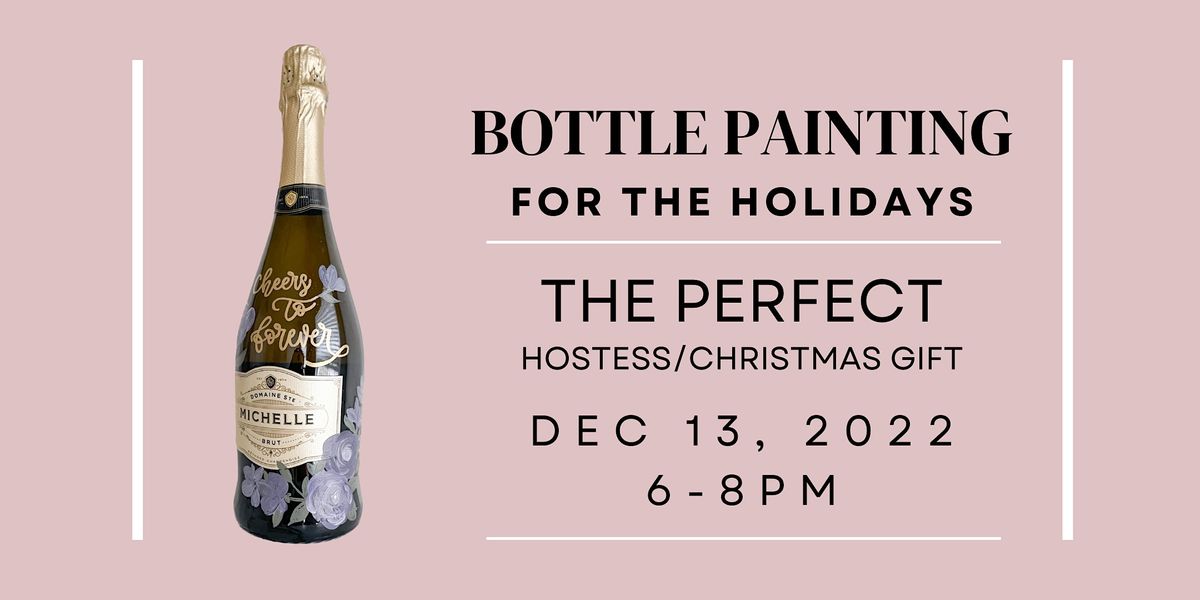 Bottle Painting for the Holidays, The House on Lang, Orlando, December