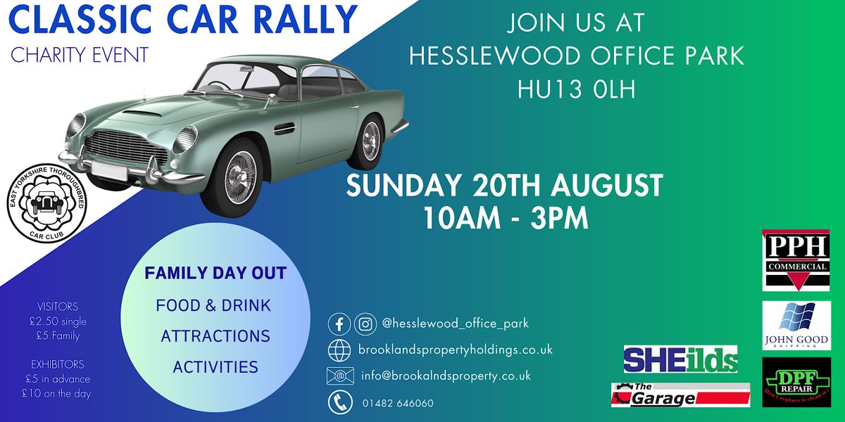 Hesslewood Classic Car Rally Charity Event Hesslewood Office Park 