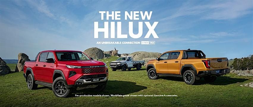 Jacob Toyota's NEW HiLux Launch, 17 December | Event in Wodonga | AllEvents