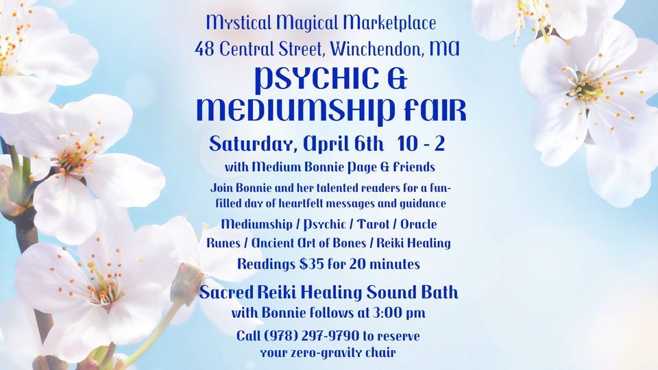 Mystical Magical Marketplace Presents Aprils Mediumship and Psychic