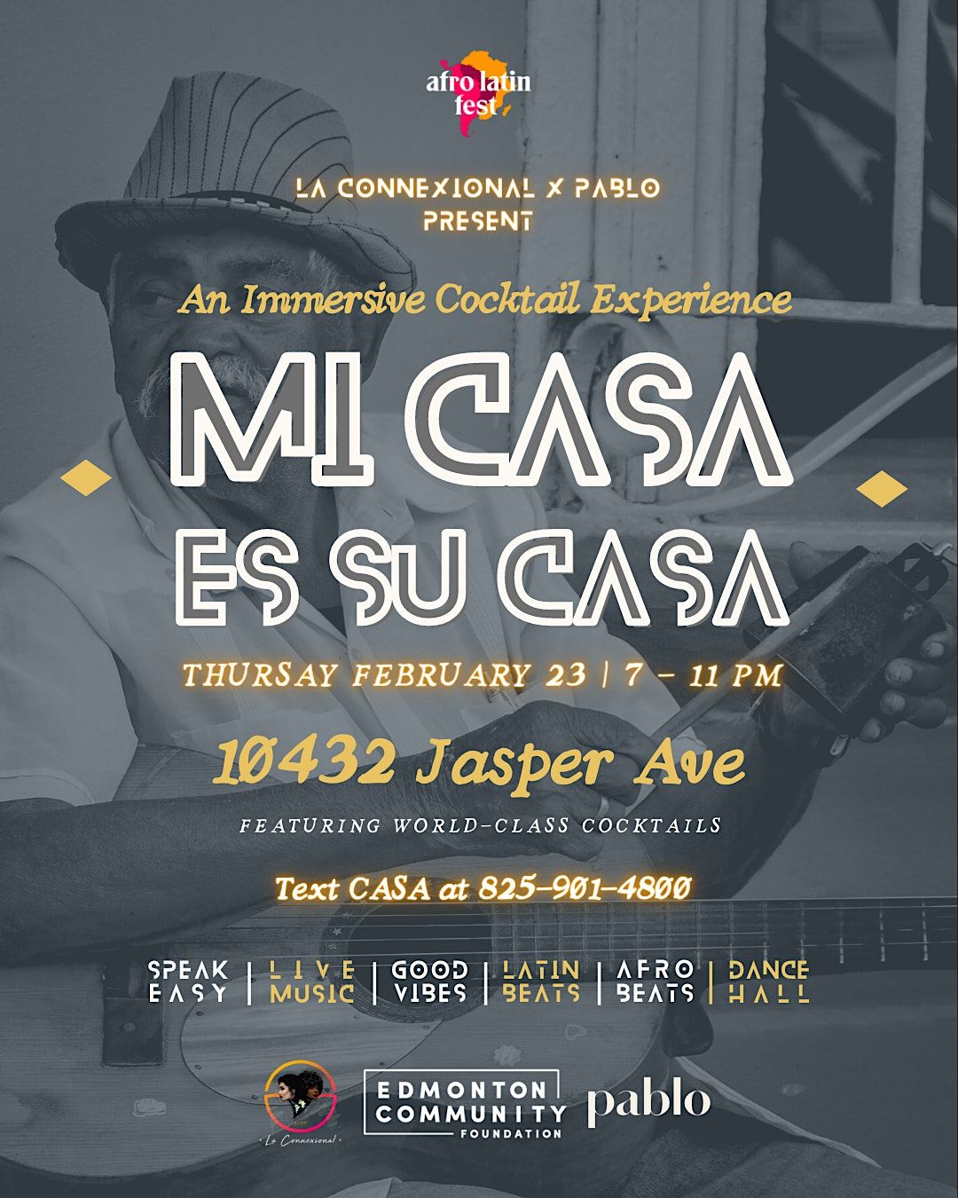 Mi Casa Immersive cocktail experience at Pablo (2/5 of Afro Latin Festival), Pablo Cocktail