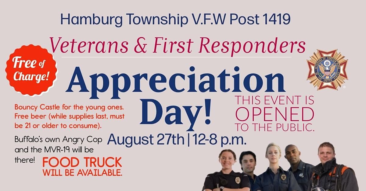 Veterans & First Responders Appreciation Day, VFW Post 1419, Hamburg