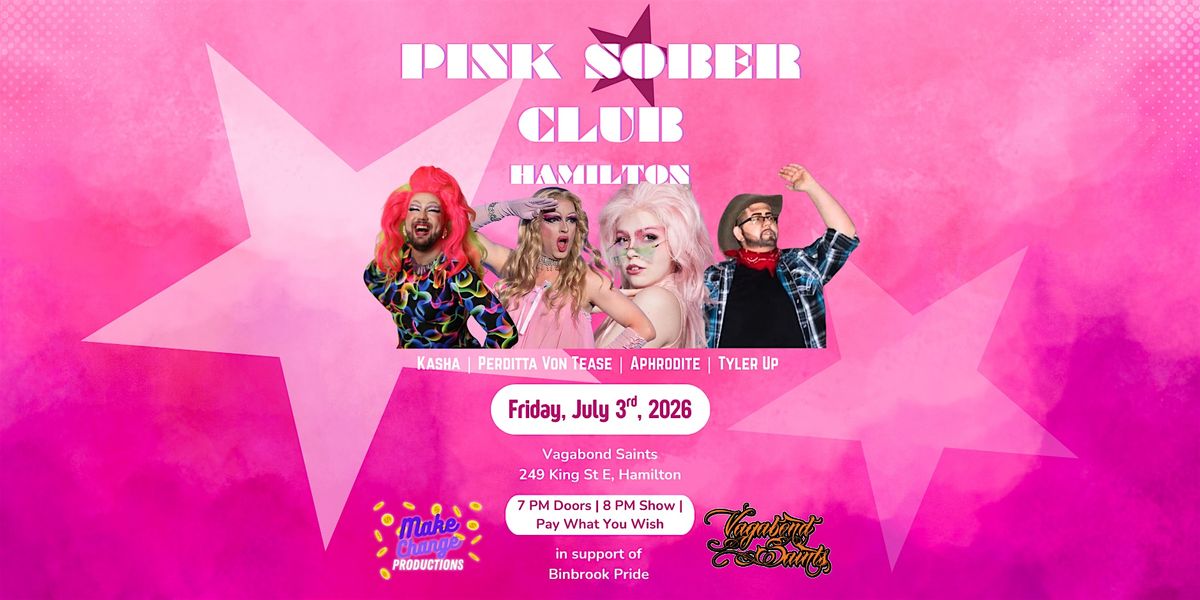 Pink Sober Club Hamilton