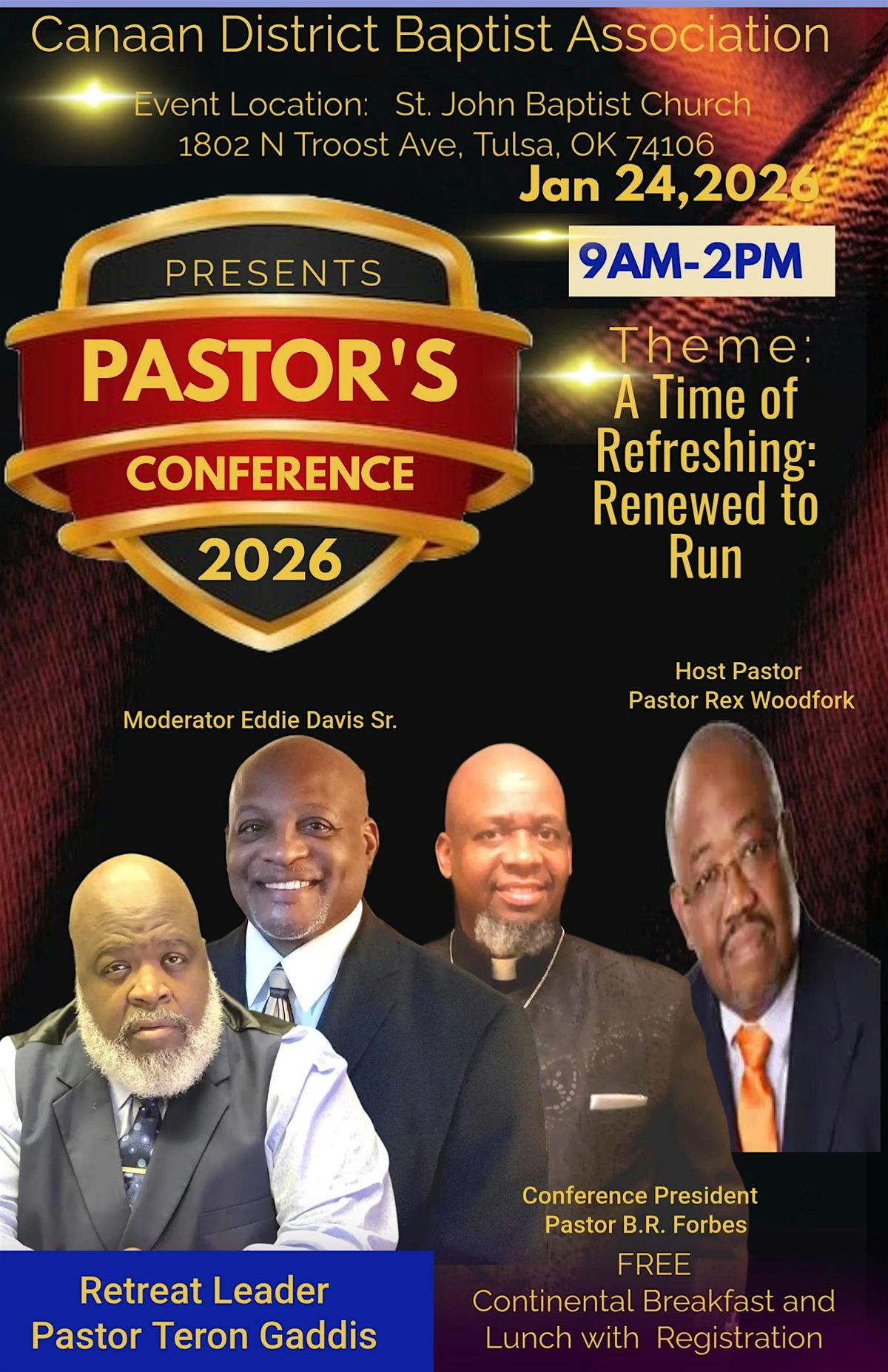 Pastors Conference, 24 January | Event in Tulsa | AllEvents