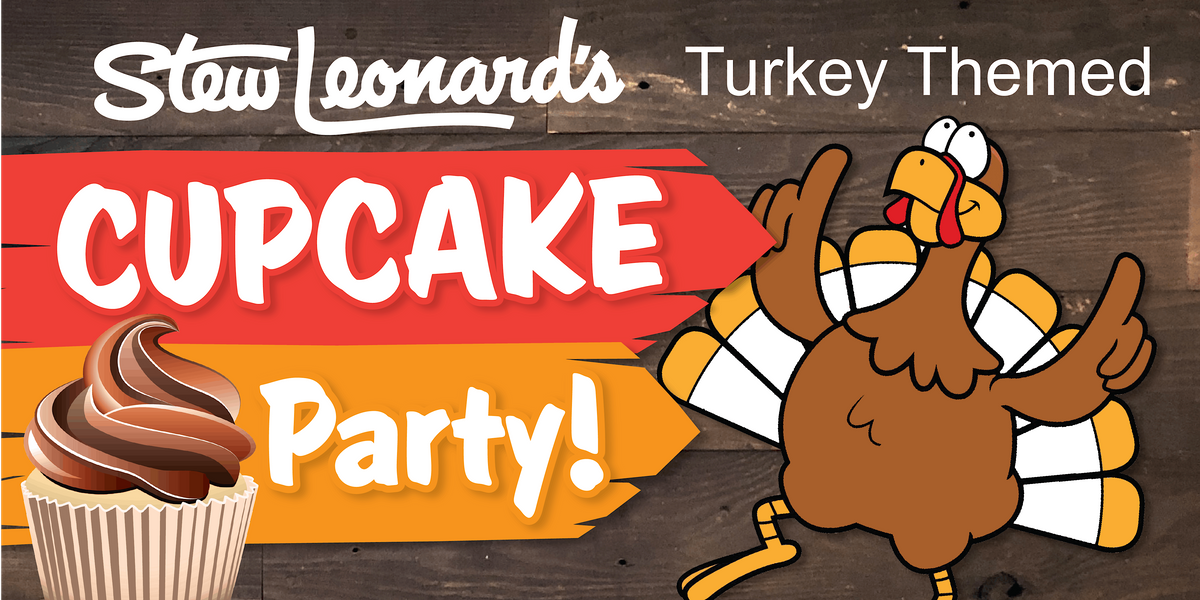 Turkey Themed Cupcake Class, Stew Leonard's 100 Westport Ave, Norwalk