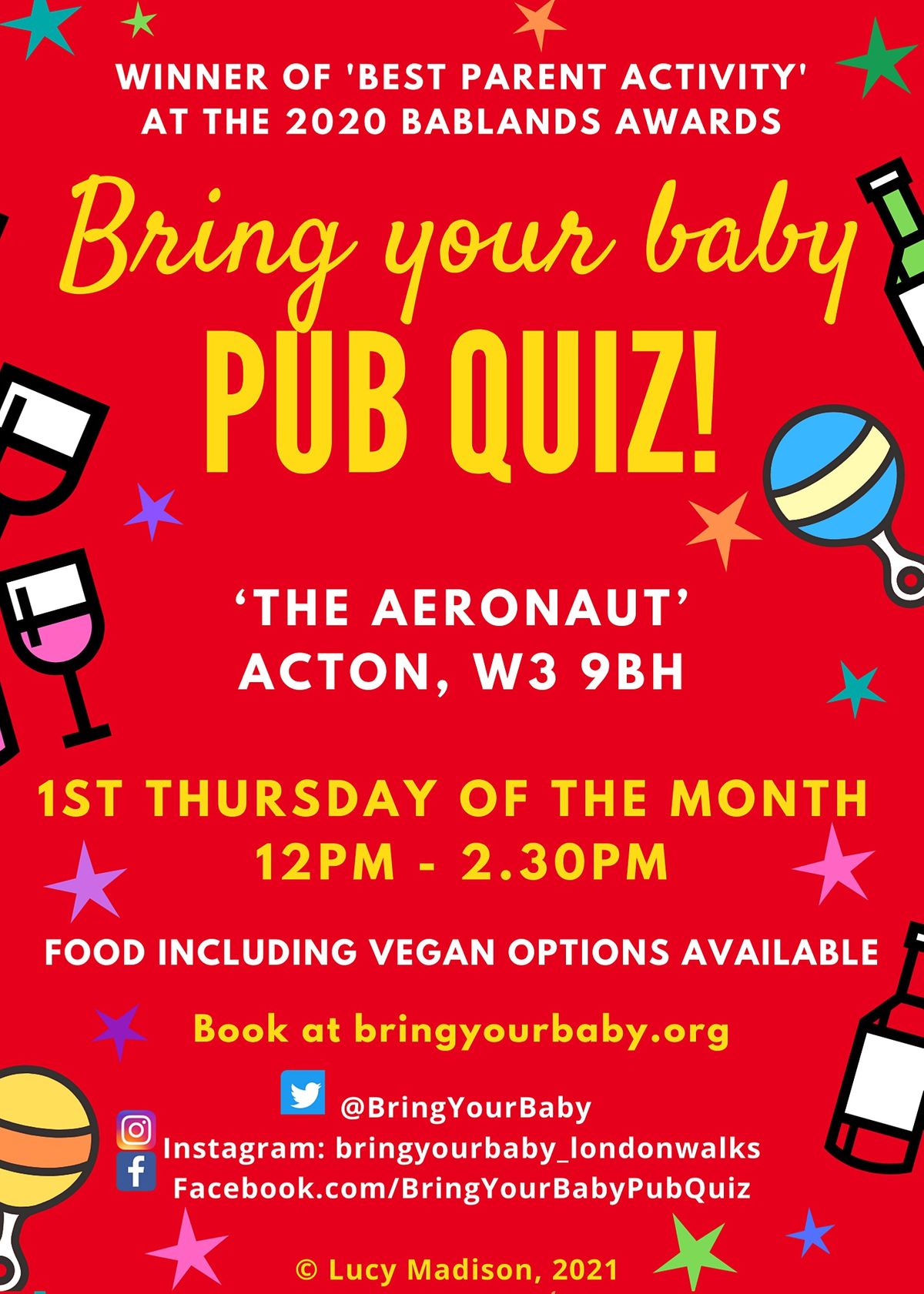 BRING YOUR BABY PUB QUIZ @ The Aeronaut, ACTON, EALING (W3) near CHISWICK | Event in London | AllEvents
