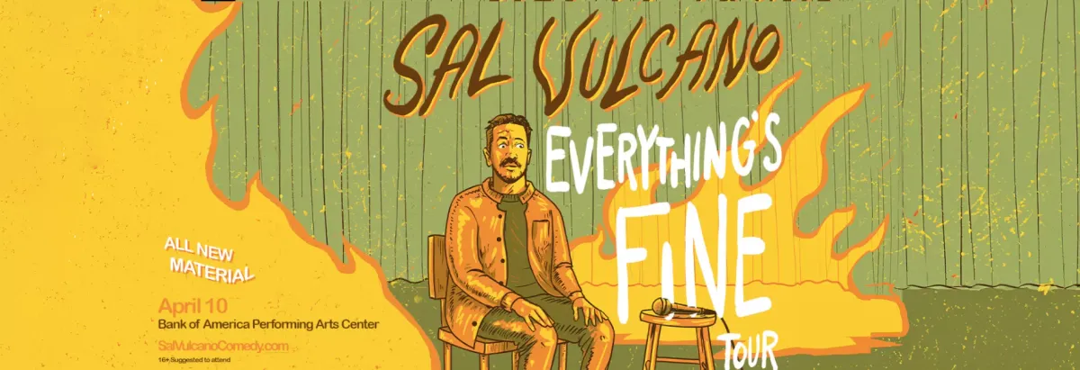 Sal Vulcano: Everything's Fine at Century II Convention Center, 1 May | Event in Wichita | AllEvents