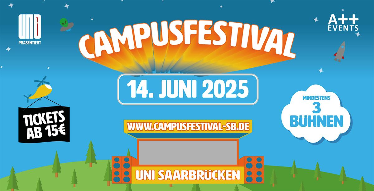 Campusfestival Saarbrücken 2025, 14 June | Event in Saarbrücken | AllEvents