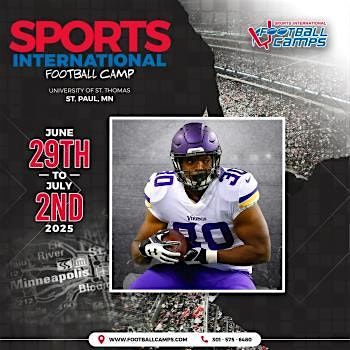 Sports International Football Camps - St. Paul, MN (June 27-July 2, 2025), 27 June | Event in Saint Paul | AllEvents