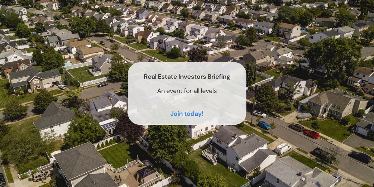 Real Estate Investors Briefing Long Island NYC (Virtual inar