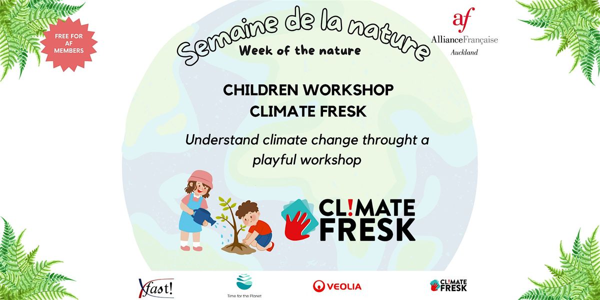 Children workshop - climate fresk in English, Alliance Française ...