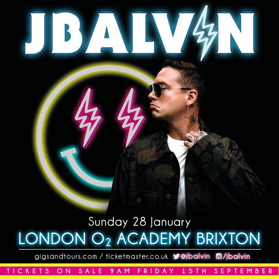 J Balvin London Tickets, The O2 Arena, London, June 5 2024 AllEvents.in