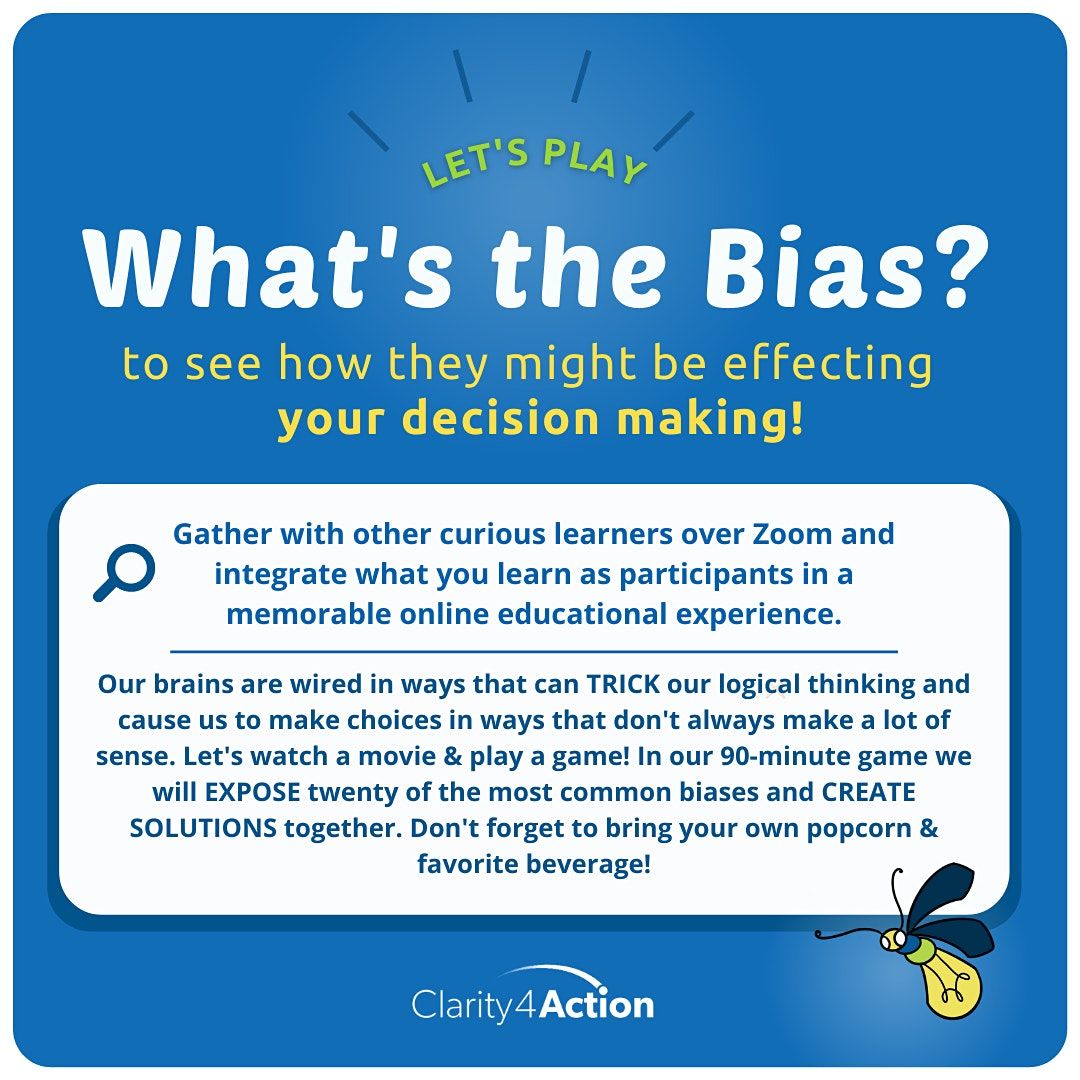 Whats the Bias? Lets play a game & reveal our biases — Its FREE
