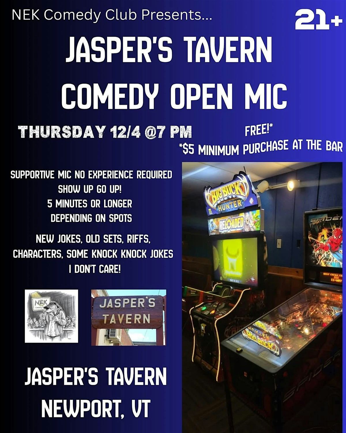 Jasper's Tavern Comedy Open Mic, 4 December | Event in Newport | AllEvents