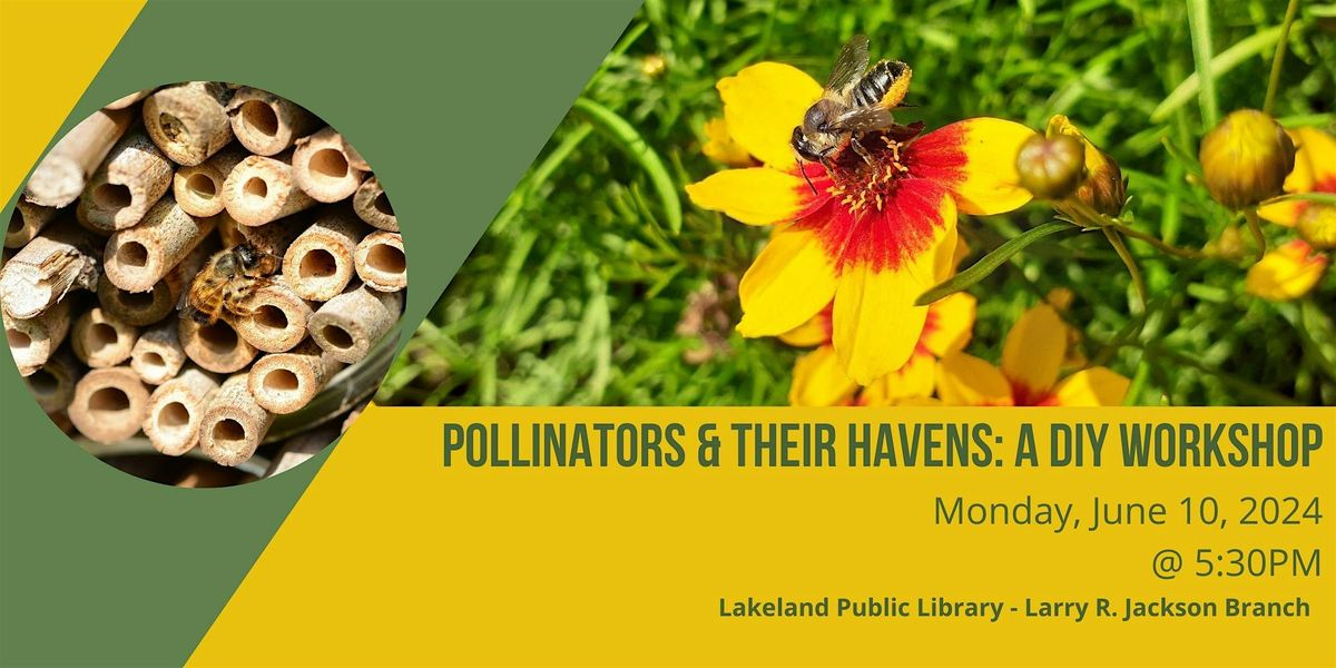 Pollinators and Their Havens: A DIY Workshop, Lakeland Public Library ...