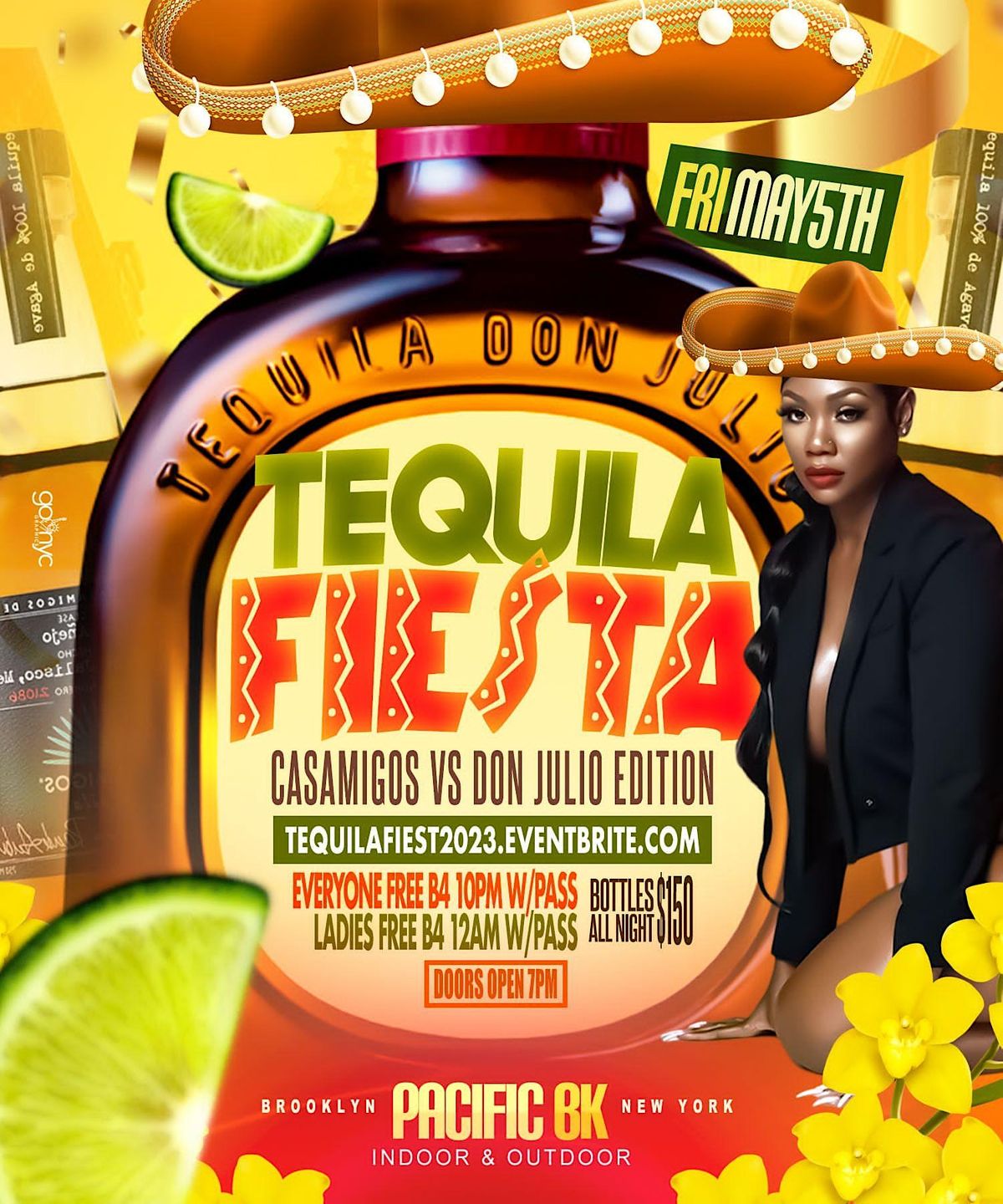 Tequila Fiesta (Cinco Dey Mayo), Pacific BK Loft, Brooklyn, May 5 to